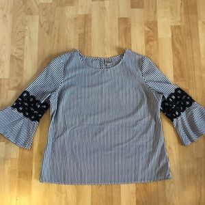 Como Vintage Striped Top {Large}